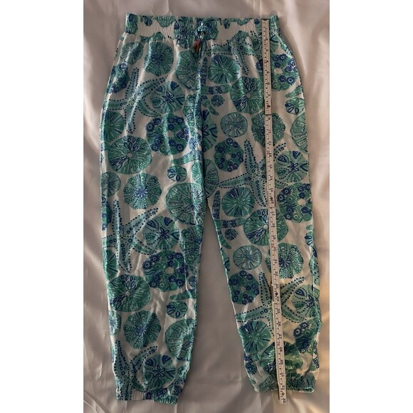 Lilly Pulitzer Girl’s Joggers Pants Blue Sea Urchin For You Star Fish XL 14-16 - Picture 2 of 4